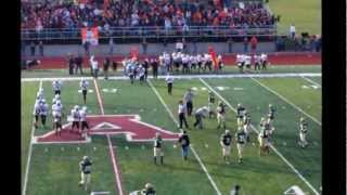 Harbor Beach QB sack to seal the win over Muskegon Catholic Central in Div 8 State Semifinal [upl. by Jeanine]