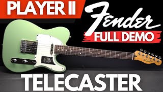 Fender Player II TELECASTER Rosewood FULL DEMO [upl. by Molli]