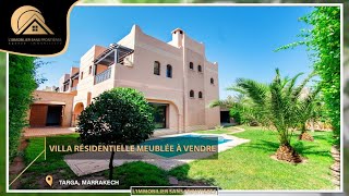 Villa résidentielle meublée à vendre piscine privée Targa Marrakech [upl. by Stockwell]