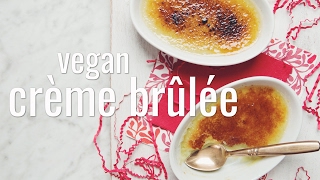 vegan créme brulée  hot for food [upl. by Anaujat]