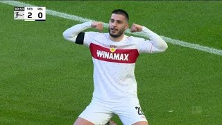 VFB Stuttgart vs RB Leipzig 52 Deniz Undav Enzo Millot amp Jamie Leweling score in win Match recap [upl. by Wardieu486]