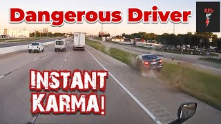 INSTANT KARMA BEST  Drivers busted by cops for speeding brake checks Bad driving Instantjustice [upl. by Rehtul]