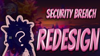 Redesigning The GLAMROCK Animatronics FNAF Security Breach Commentary  Speedpaint [upl. by Namara]