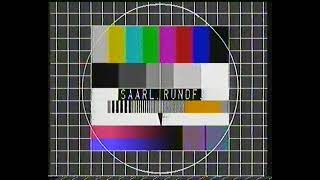 ARD 14121985 Tagesschau Nachtgedanken Sendeschluß Testbild Saarländischer Rundfunk [upl. by Rehpinej]