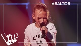 Carmen Holden canta Always remember us this way  Asaltos  La Voz Kids Antena 3 2024 [upl. by Anilas]