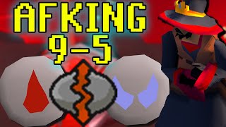 AFKing 9 to 5 Zeah Runecrafting Blood amp Soul Runes [upl. by Hilleary]