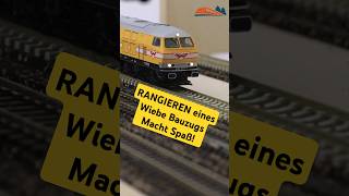 Rangieren eines V320 Bauzugs  modellbahn h0 wiebe bahnbaugruppe [upl. by Oconnor]