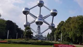 A view from the Atomium in Brussels [upl. by Holmen]