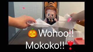 Mokoko開箱！Unbox Halloween Mokoko🎃🎃 Labubu Monsters unboxing series [upl. by Lambertson]