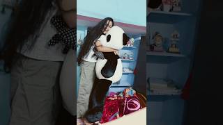 Cute panda teddy bear 🧸 birthday gift 🎁💥birthday birthdaycelebration telugu hellomamass [upl. by Hanikas]