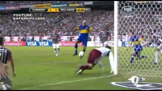 FLUMINENSE 1X1 BOCA JUNIORS  GOL DE SANTIAGO SILVA LIBERTADORES 230512 [upl. by Aicekan]