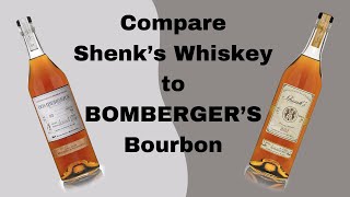 Compare Shenks Whiskey to Bombergers Bourbon two great brands from Michters [upl. by Adachi]