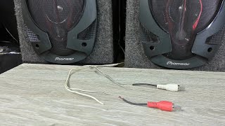 Speaker Wire to RCA Plug [upl. by Notsuoh]