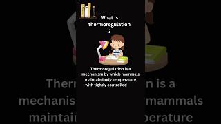 What is thermoregulation definition shorts youtubeshorts knowledge science thermoregulation [upl. by Eniluap]