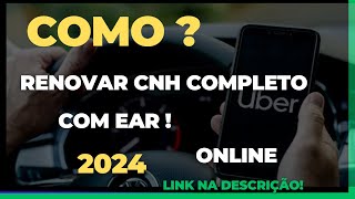 Como Renovar CNH com EAR em 2024 [upl. by Redmond293]