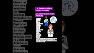 Los mejores alimentos para los pulmones salud noticias españa mexico doctormedicocuriosidades [upl. by Traci]