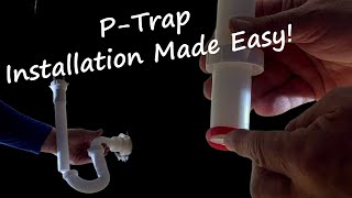 PTrap Installation Made Easy For The DIYer  2024 plumbing diy [upl. by Paddy818]