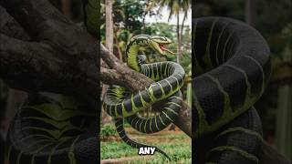 Green Anaconda snake 🐍😲shorts viralshort viralvideo [upl. by Elay]