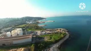 The View of Jounieh Lebanon Footage by Drone [upl. by Ahsekram]