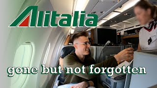 Alitalia Business Class In 2023 Flying the Airbus A330 Classic from New York to Rome [upl. by Adnuhser]