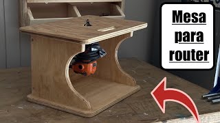 Cómo hacer mesa para router [upl. by Cymbre579]