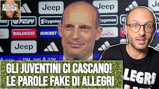 Le dichiarazioni fake di Allegri post JuventusVerona Episodio surreale  Avsim Out [upl. by Kreindler]