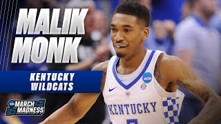 March Madness Highlights Kentuckys Malik Monk [upl. by Dnomed]