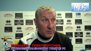 Inverness CT  Terry Butcher prematch v Dundee 221212 [upl. by Ebony]