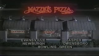 1991 Mazzios Pizza Commercial  Evansville IN [upl. by Htehpaj]