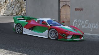 Ferrari FXXK EVO Italia  Targa Florio 72 Km  Assetto Corsa  25K [upl. by Ethelred]