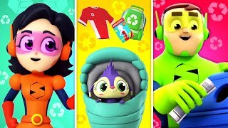 Recycling Song For Kids  Nursery Rhymes amp Baby Songs By The Supremes [upl. by Ayotaj]