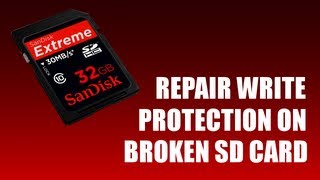 How to Repair Write Protection on SD Card [upl. by Burford274]