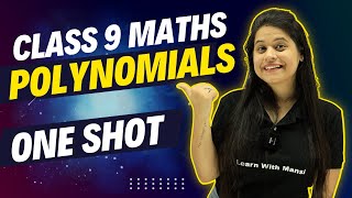 Polynomials  One Shot  Class 9 Math [upl. by Kwapong564]