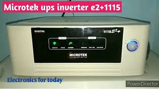 Microtek ups e21115  microteck invertersBest inverterMicrotek Inverter [upl. by Dwan]