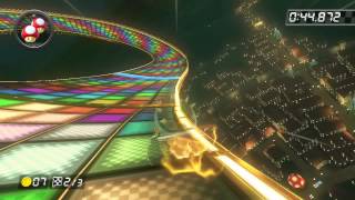 N64 Rainbow Road  119410  マハル Mario Kart 8 World Record [upl. by Hait]