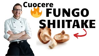 Come cucinare i funghi Shiitake 🥢🔪 alla Chef Davide 👨‍🍳 [upl. by Wenda]