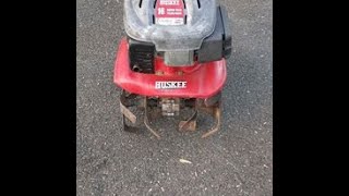 Huskee rototiller wont start and more problems Lets fix that [upl. by Ellenhoj]