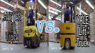 How to operate a forklift truck  Yale Vs Hyster [upl. by Kaila]