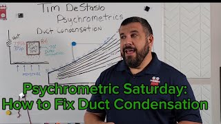 Psychrometric Saturday How to Fix Duct Condensation [upl. by Callahan]