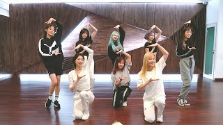 Weki Meki  DAZZLE DAZZLE dance practice mirrored [upl. by Eneres]