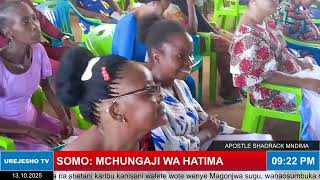 MCHUNGAJI WA HATIMA 2 APOSTLE SHADRACK MNDIMA  13102024 [upl. by Nnaylloh]