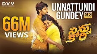 Ninnu Kori Telugu Movie Full Songs 4K  Unnattundi Gundey Video Song  Nani  Nivetha Thomas  Aadhi [upl. by Marlette]