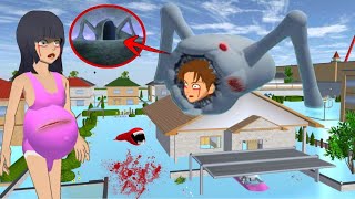 اصبح يوتا وحش البحر Yuta Mio become Eater Haunted 😱 Horror secret place in Sakura School Simulator [upl. by Elsinore]