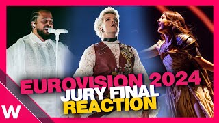 Eurovision 2024 Jury Final  Reaction [upl. by Nyrhtak]