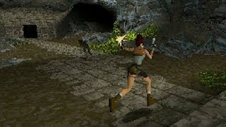 Early Tomb Raider Beta Demo May 1996 PSX [upl. by Eimma]