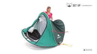 Easy SetUp Tent 2Seconds by Decathlon [upl. by Feodore]