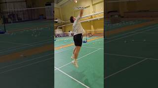 Can you do Step movement drills to quickly move sideways after a Smash badminton trickshots bwf [upl. by Leohcin]