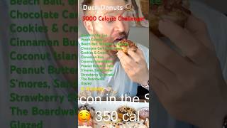 mukbang asmreating asmr donuts 5000 Calorie Challenge Duck Donuts Bacon Smores Spicy Ramen [upl. by Yelnek]