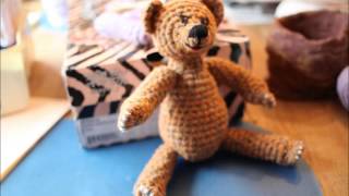 Crochet a teddy  einen Teddy häkeln [upl. by Yur]