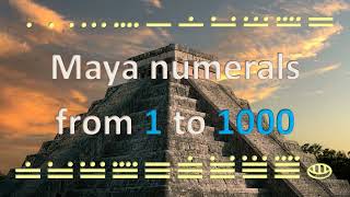 Maya numerals from 1 to 1000 𝋡 𝋢 𝋣 … 𝋱 𝋲 𝋳 𝋠 [upl. by Komarek]